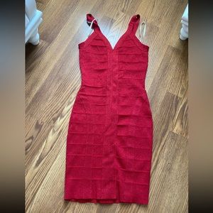 Guess Red Bandage Dress (Sz XS)